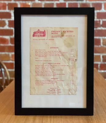 Menu photo 2 The Carringbush Hotel Abbotsford, VIC Menu photo 2 The Carringbush Hotel Abbotsford, VIC