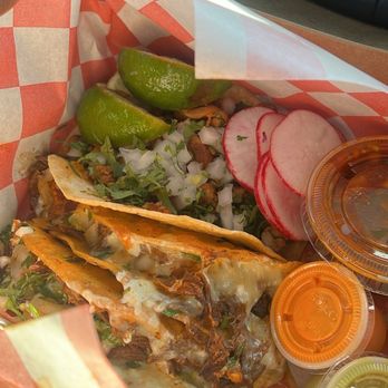 DMV Taqueria - Two birria, one chicken - Food Trucks Near Me - Columbia, Maryland
