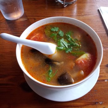 Kaohorm Kitchen - Lemongrass Soup, my favorite. Such yummy flavors in a bowl of soup! - Thai Near Me - Sherman Oaks, California Kaohorm Kitchen - Lemongrass Soup, my favorite. Such yummy flavors in a bowl of soup! - Thai Near Me - Sherman Oaks, California