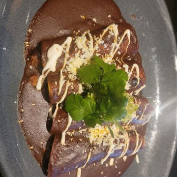 La Popular - Chicken Mole Enchiladas - Mexican Near Me - Porter Ranch, California