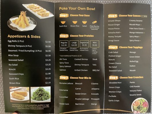 Menu photo 1 Poke Yana Kingwood, TX