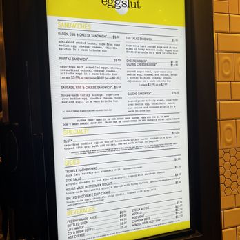 Eggslut - Menu - Breakfast & Brunch Near Me - Las Vegas, Nevada Eggslut - Menu - Breakfast & Brunch Near Me - Las Vegas, Nevada