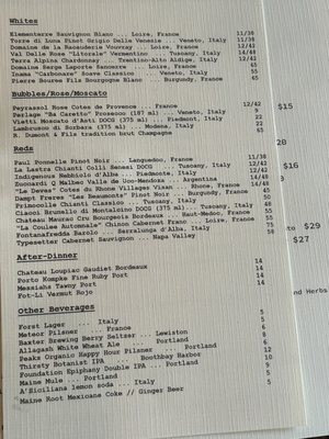 Menu photo 2 Bistro Milliard Hallowell, ME