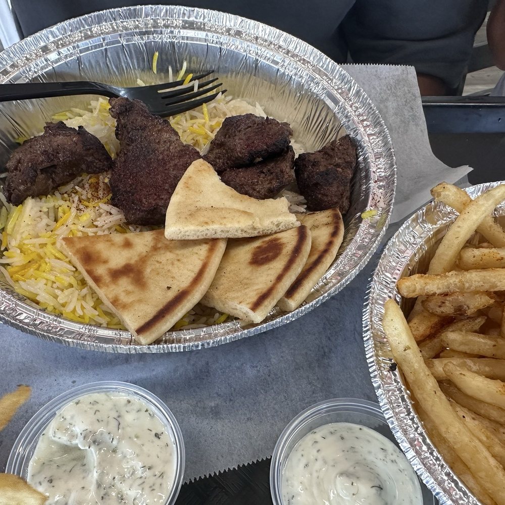 Kabob Shack - Broadway - Steak kabob with fries - Afghan Near Me - Chula Vista, California