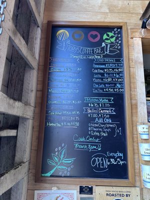 Menu photo 1 Toby's Coffee Bar Point Reyes Station, CA Menu photo 1 Toby's Coffee Bar Point Reyes Station, CA