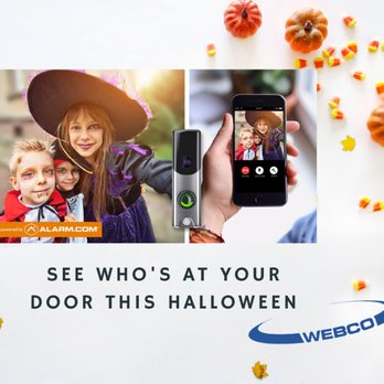 WEBCO Security - See who's at YOUR door this Halloween! - Security Systems Near Me - Ramsey, Minnesota WEBCO Security - See who's at YOUR door this Halloween! - Security Systems Near Me - Ramsey, Minnesota