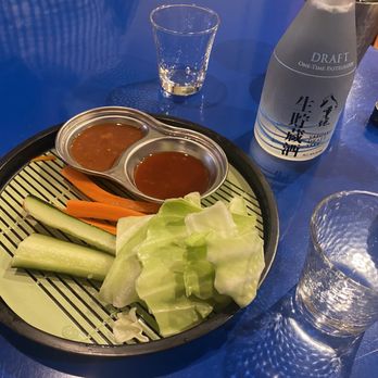 Tiger Mama - "Salad" they brought out complimentary before we ordered - Korean Near Me - Eugene, Oregon