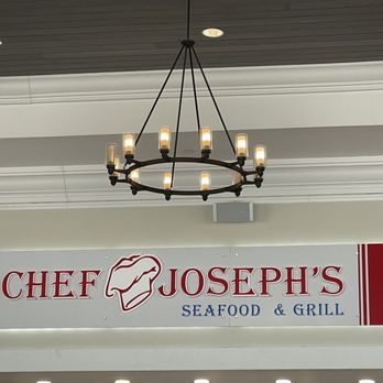 Chef Joseph’s Seafood and Grill - a chandelier - Seafood Near Me - Norfolk, Virginia