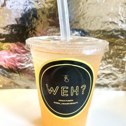 WEH? Asian Fusion - A refreshing Filipino beverage, made from shredded cantaloupe meat, water & sugar