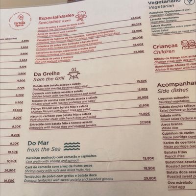 Menu photo 2 Tertúlia Algarvia Faro, 08