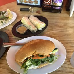 Chicken Bahn Mi / Spring Rolls