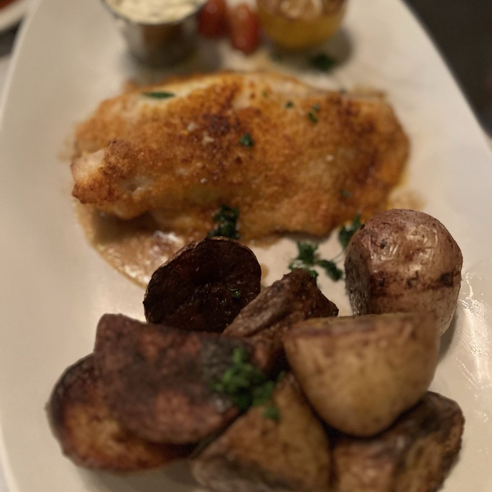 Reyes Steakhouse - Parmesan Crusted Orange roughy - Steakhouses Near Me - Park Ridge, Illinois