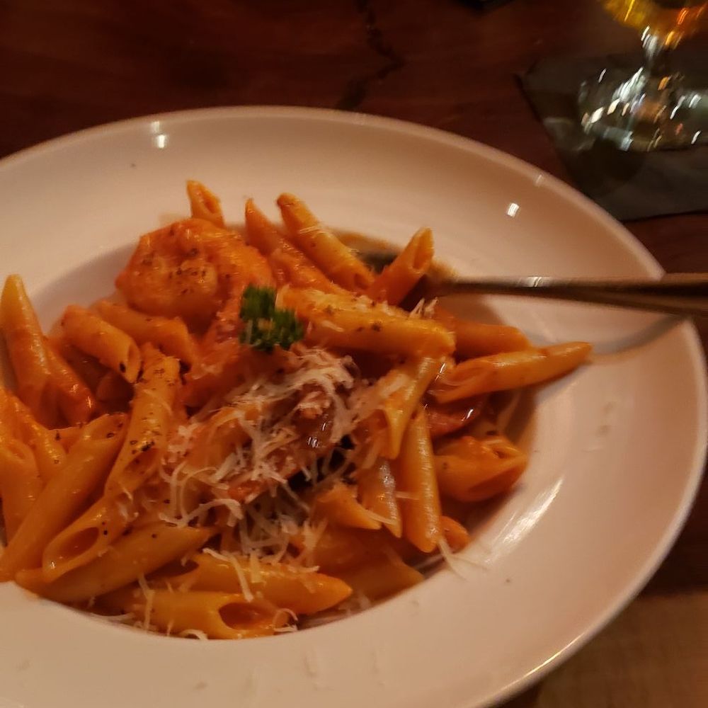 Rustica Ristorante - Penne Vodka w/shrimp. - Italian Near Me - San Juan, Puerto Rico Rustica Ristorante - Penne Vodka w/shrimp. - Italian Near Me - San Juan, Puerto Rico