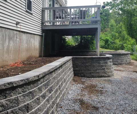 Retaining Walls! - Retaining walls are designed and constructed to withstand lateral pressure of soil or soil materials & liquid pressure. A carefully executed plan is essential to construct an aesthetically beautiful retaining wall incorporated into the overall design of the landscape while maintaining its structural integrity and longevity. Retaining Walls! - Retaining walls are designed and constructed to withstand lateral pressure of soil or soil materials & liquid pressure. A carefully executed plan is essential to construct an aesthetically beautiful retaining wall incorporated into the overall design of the landscape while maintaining its structural integrity and longevity.
