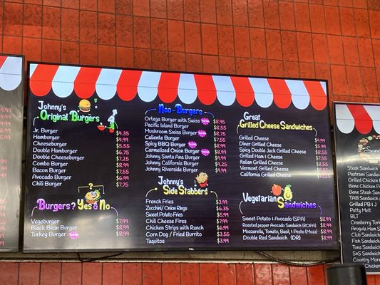Menu photo 2 Johnny's Burger Riverside, CA Menu photo 2 Johnny's Burger Riverside, CA