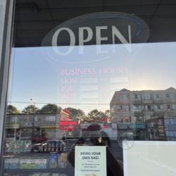 Bosley's - Proof of photo taken with screenshot and time on my phone to prove they closed before 6PM. They were hiding behind the cash register.