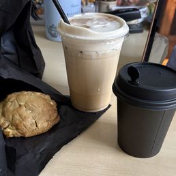 Gingerbread Cookie, Iced Eggnog Cream Latte, and Flat White Gingerbread Cookie, Iced Eggnog Cream Latte, and Flat White