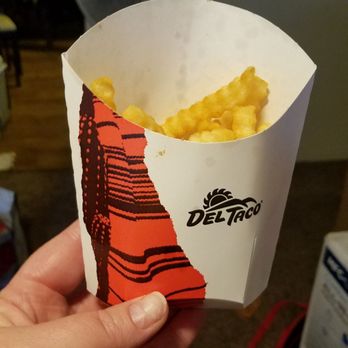 Del Taco - Fries half filled - Fast Food Near Me - Bakersfield, California Del Taco - Fries half filled - Fast Food Near Me - Bakersfield, California