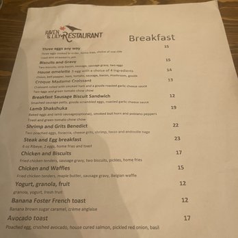 Raven and Lily restaurant - Breakfast Menu - Southern Near Me - Collierville, Tennessee