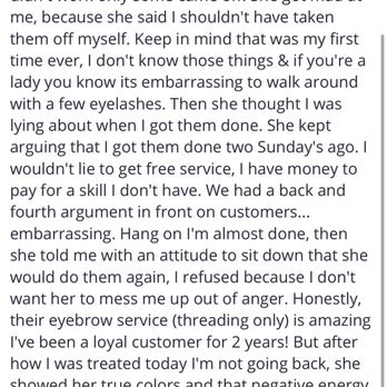 Maya Threading & Waxing - Previous review on 6/6/21. I wasn't lying about the day I came in. They should keep history of customer service if they have any doubts. - Skin Care Near Me - East Los Angeles, California Maya Threading & Waxing - Previous review on 6/6/21. I wasn't lying about the day I came in. They should keep history of customer service if they have any doubts. - Skin Care Near Me - East Los Angeles, California