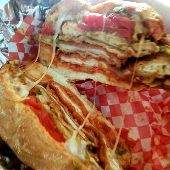 California Sandwiches - Chicken with hot peppers, sweet peppers and provolone. - Sandwiches Near Me - Toronto, Ontario California Sandwiches - Chicken with hot peppers, sweet peppers and provolone. - Sandwiches Near Me - Toronto, Ontario