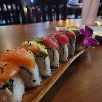 Samurai Sushi - Rainbow roll - Japanese Near Me - Victorville, California Samurai Sushi - Rainbow roll - Japanese Near Me - Victorville, California