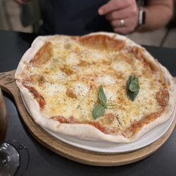 Luzzo - Margherita pizza minus basil on half for my little one