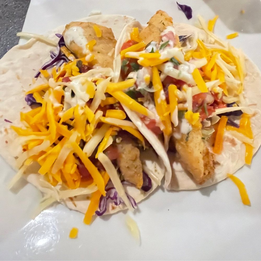Fresh Catch Seafood Grill - Fried Fish Tacos from the Happy Hour menu. - Seafood Near Me - Stuart, Florida