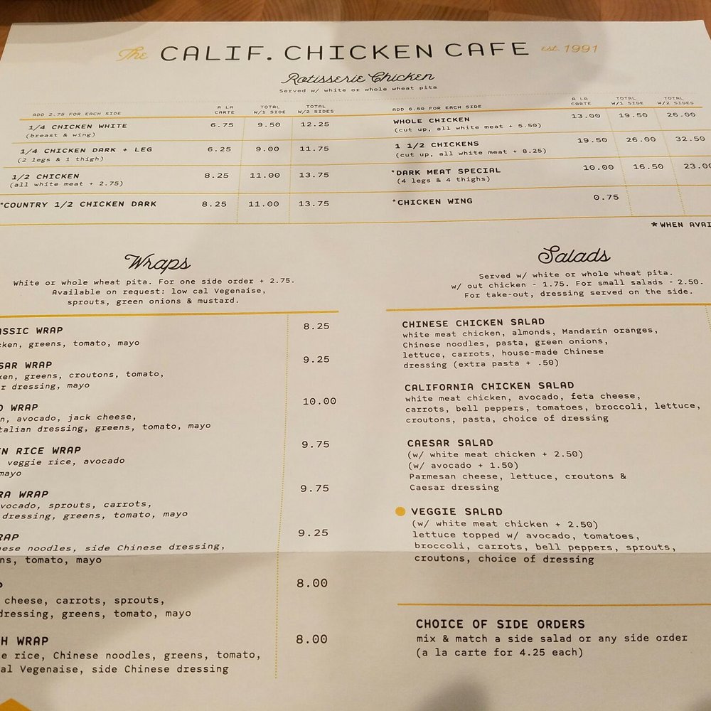 Calif Chicken Cafe - American Near Me - Northridge, California Calif Chicken Cafe - American Near Me - Northridge, California