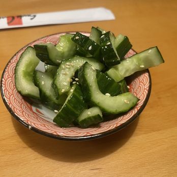 Sushi Cafe - Free sides of seasoned cucumbers! So yummy & crunchy. - Japanese Near Me - Sacramento, California Sushi Cafe - Free sides of seasoned cucumbers! So yummy & crunchy. - Japanese Near Me - Sacramento, California