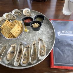 Islander 71 Fish House and Raw Bar - OYSTERS ON THE HALF SHELL