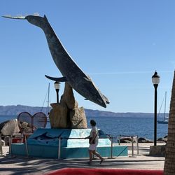 Mita Gourmet - Whale statue nearby
