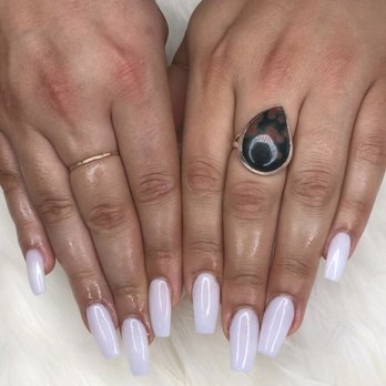 Stylish Nails - White Coffin - Nail Salons Near Me - Vancouver, Washington Stylish Nails - White Coffin - Nail Salons Near Me - Vancouver, Washington