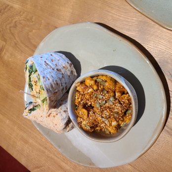 Nando's Peri-Peri - Ceasars wrap with cauliflower. The cauliflower was my favorite side of all the ones I tried. - South African Near Me - Houston, Texas Nando's Peri-Peri - Ceasars wrap with cauliflower. The cauliflower was my favorite side of all the ones I tried. - South African Near Me - Houston, Texas