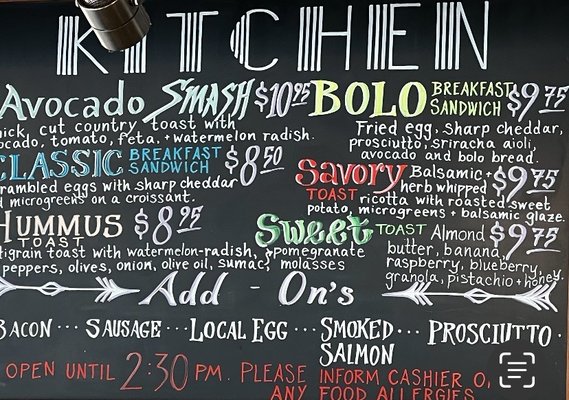 Menu photo 4 Sydney Providence Providence, RI