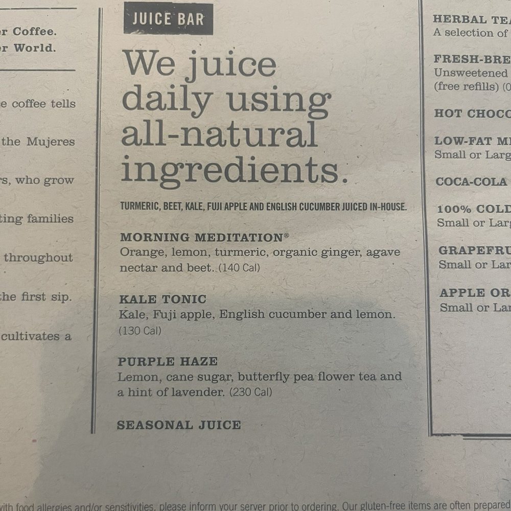 First Watch - Juice menu - Breakfast & Brunch Near Me - Alexandria, Virginia First Watch - Juice menu - Breakfast & Brunch Near Me - Alexandria, Virginia