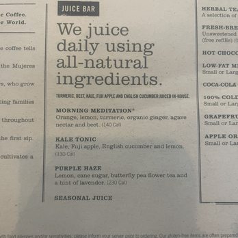 First Watch - Juice menu - Breakfast & Brunch Near Me - Alexandria, Virginia First Watch - Juice menu - Breakfast & Brunch Near Me - Alexandria, Virginia