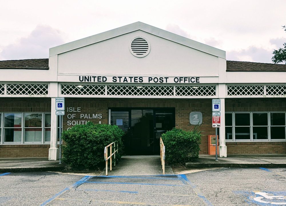 US POST OFFICE ISLE OF PALMS Updated September 2024 1000 Palm Blvd, Isle of Palms, South