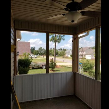 Terry's Home Improvements - a porch with a ceiling fan - Carpenters Near Me - Broadway, North Carolina Terry's Home Improvements - a porch with a ceiling fan - Carpenters Near Me - Broadway, North Carolina