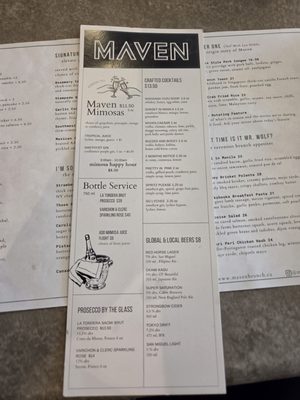 Menu photo 3 Maven Calgary, AB Menu photo 3 Maven Calgary, AB