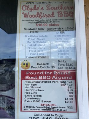 Clyde's Southern Wood Fired Barbeque by null