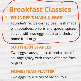 Eggs Up Grill - This is what I ordered, Founders Hash and Eggs - Breakfast & Brunch Near Me - Riverview, Florida Eggs Up Grill - This is what I ordered, Founders Hash and Eggs - Breakfast & Brunch Near Me - Riverview, Florida