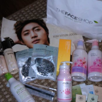 The Face Shop - rice cleanser, charcoal facial puff, Cherry Blossom shampoo/conditioner, strawberry bath wash, green tea bath wash - Cosmetics & Beauty Supply Near Me - Honolulu, Hawaii The Face Shop - rice cleanser, charcoal facial puff, Cherry Blossom shampoo/conditioner, strawberry bath wash, green tea bath wash - Cosmetics & Beauty Supply Near Me - Honolulu, Hawaii