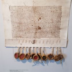 Deutschordensschloss - Historische Urkunde