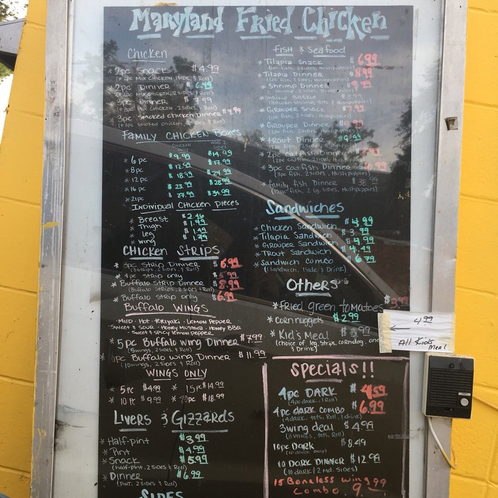 a menu on a blackboard a menu on a blackboard
