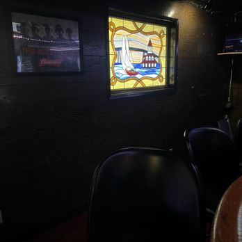 The Little Club - Stained glass window featuring Coronado landmarks. - Dive Bars Near Me - Coronado, California The Little Club - Stained glass window featuring Coronado landmarks. - Dive Bars Near Me - Coronado, California