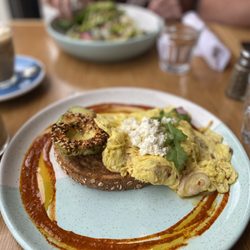 Bluestone Lane Spring Valley Café - Soft Chili Scramble w/ Avocado