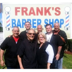 Frank's Barber Shop - Front of shop