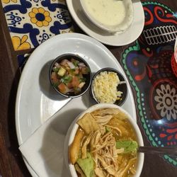 El Paso Mexican Grill - Tortilla soup and queso