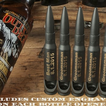 Bullets2Bandages - Groomsman Set of .50 Caliber Bottle Openers - Gift Shops Near Me - Round Rock, Texas